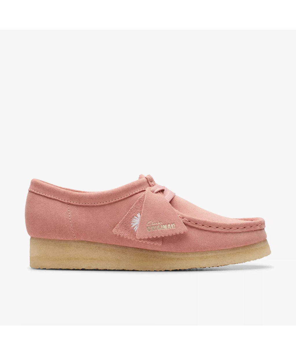 Wallabee. Blush Pink Suede