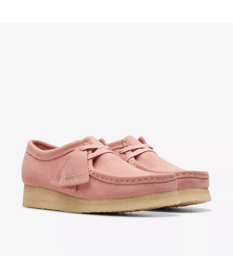 Wallabee. Blush Pink Suede-CLARKS-Forget-me-nots Online Store