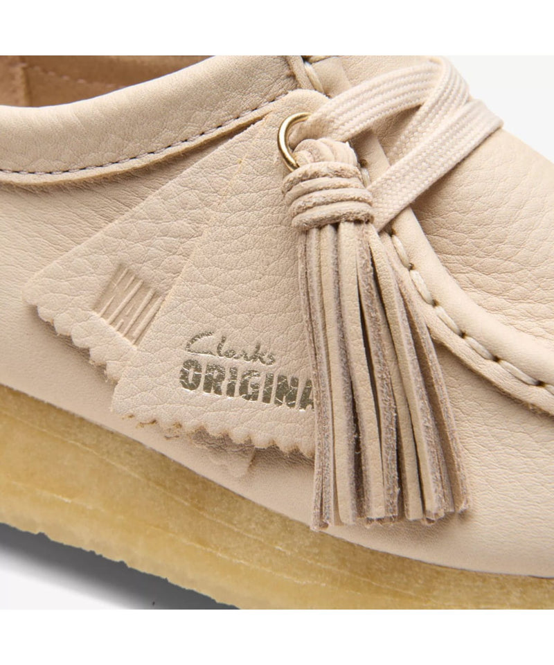 Wallabee. Beige Leather-CLARKS-Forget-me-nots Online Store