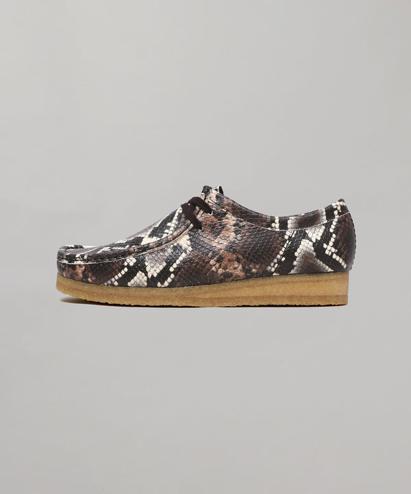 Wallabee Brownsnake Print-Clarks-Forget-me-nots Online Store