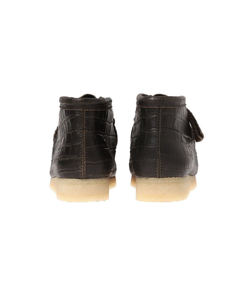 Wallabee Boot Blkcroc Distress-Clarks-Forget-me-nots Online Store