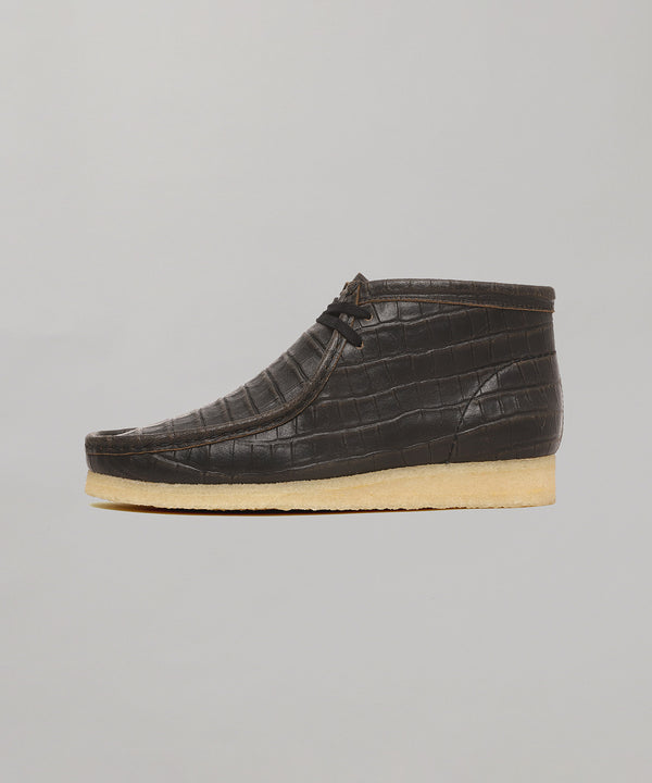 Wallabee Boot Blkcroc Distress-Clarks-Forget-me-nots Online Store