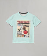 T-Shirt-MM6 Maison Margiela-Forget-me-nots Online Store