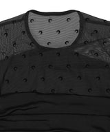 Crepe Jersey Sl Top-Marine Serre-Forget-me-nots Online Store