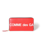 二つ折りzip長財布(Huge Logo)-Comme des Garçons Wallet-Forget-me-nots Online Store