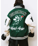 Vintage Style Varsity Jacket-BASICKS-Forget-me-nots Online Store