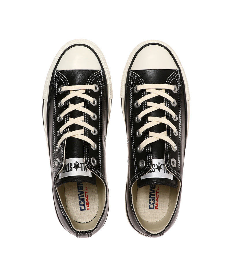 CONVERSE27.5 ALL STAR (R) OLIVE GREEN LEATHER OX - スニーカー