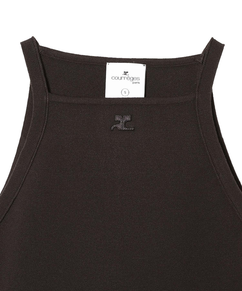 Neckline Milano Knit Tank Top-courrèges-Forget-me-nots Online Store