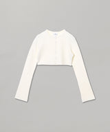 Milano Knit Cropped Cardigan-courrèges-Forget-me-nots Online Store