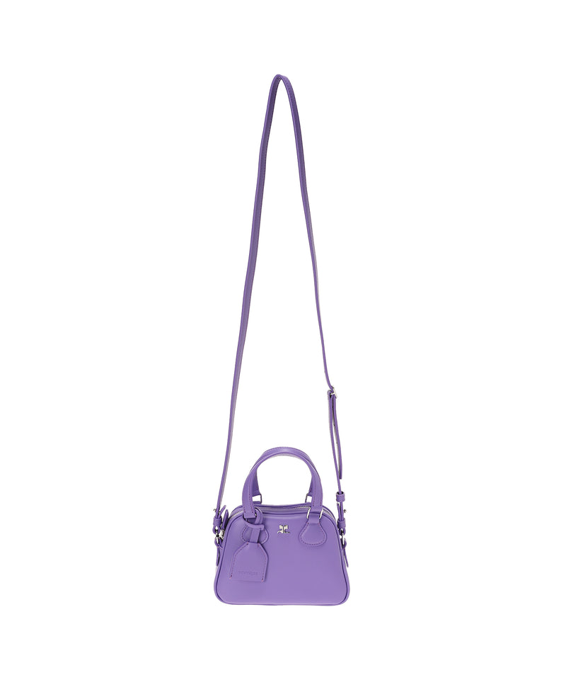 Ac Stud Leather Mini Bowling Bag-courrèges-Forget-me-nots Online Store