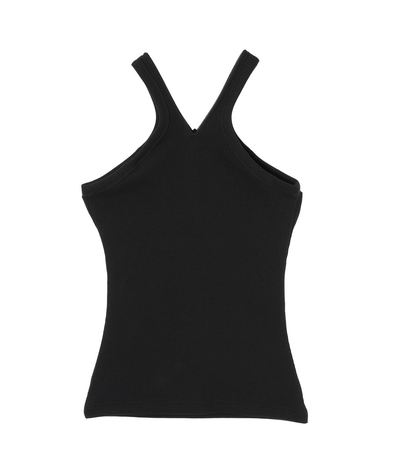 Criss Cross 90S Rib Tank Top-courrèges-Forget-me-nots Online Store