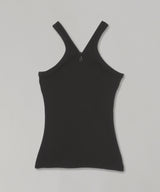 Criss Cross 90S Rib Tank Top-courrèges-Forget-me-nots Online Store