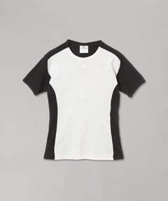 Contrast Frame T-Shirt-courrèges-Forget-me-nots Online Store