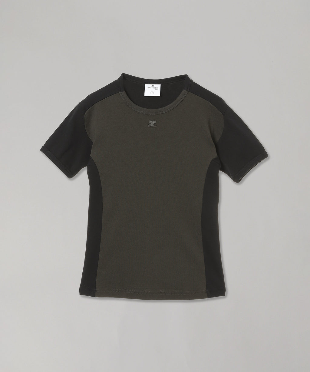 クレージュ(courrèges)｜Contrast Frame T-Shirt - 242252001039
