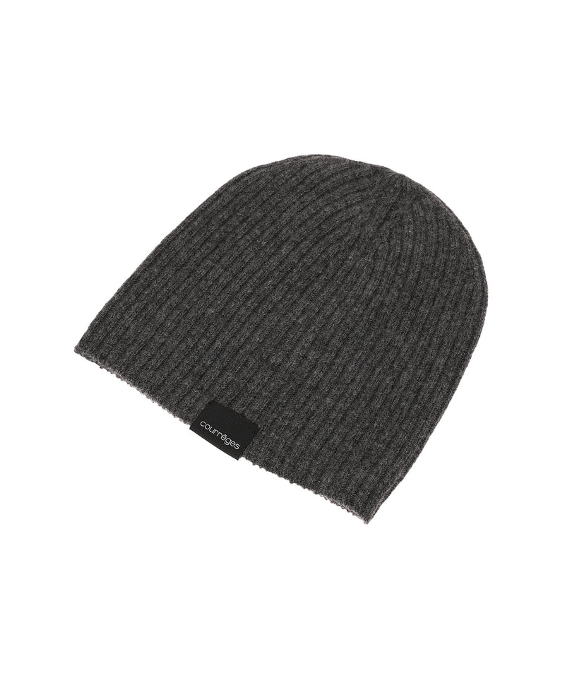 Ac Ribbed Lambswool Beanie-courrèges-Forget-me-nots Online Store