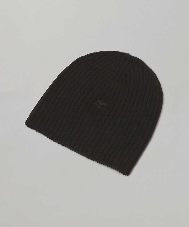 Ac Ribbed Lambswool Beanie-courrèges-Forget-me-nots Online Store