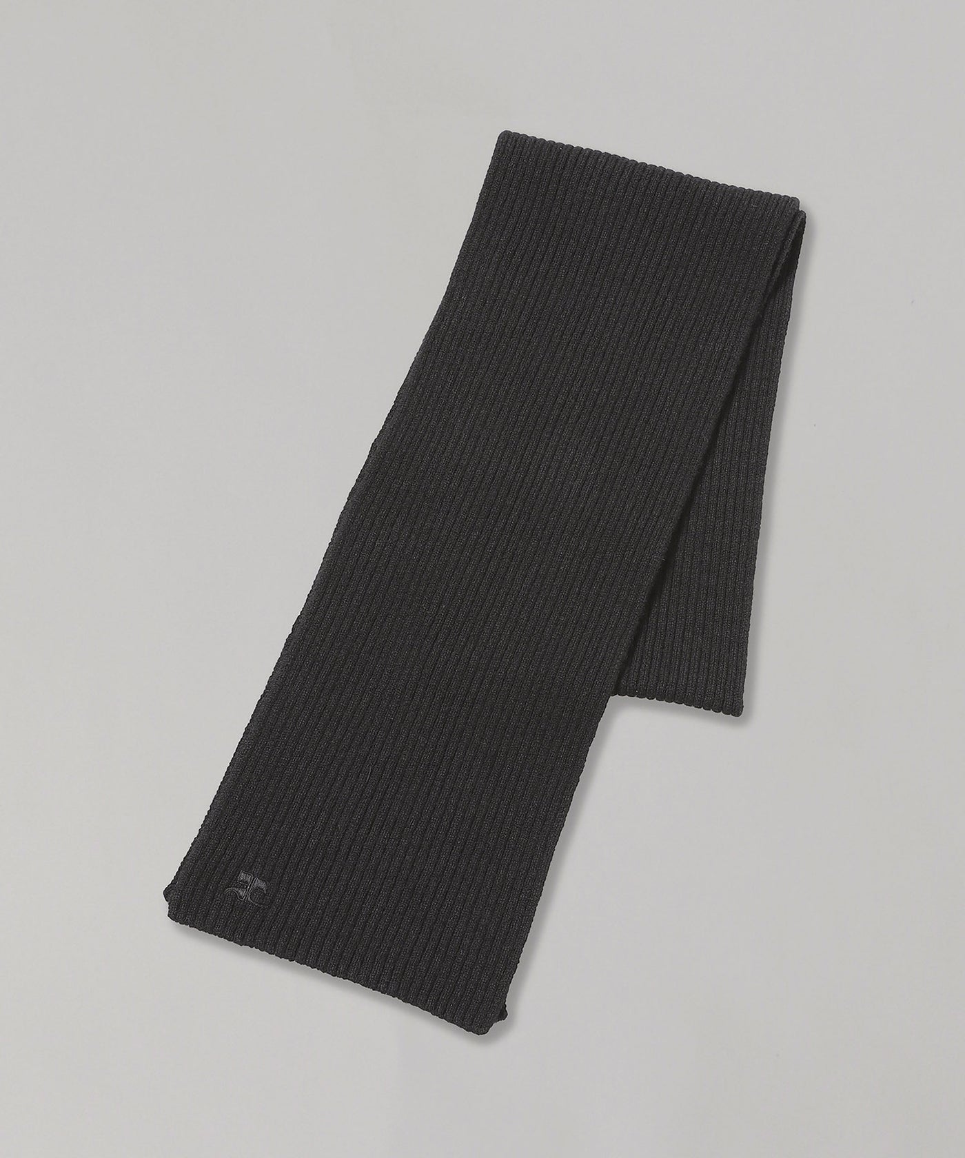 クレージュ(courrèges)｜Ac Ribbed Lambswool Scarf - 242252416026  
