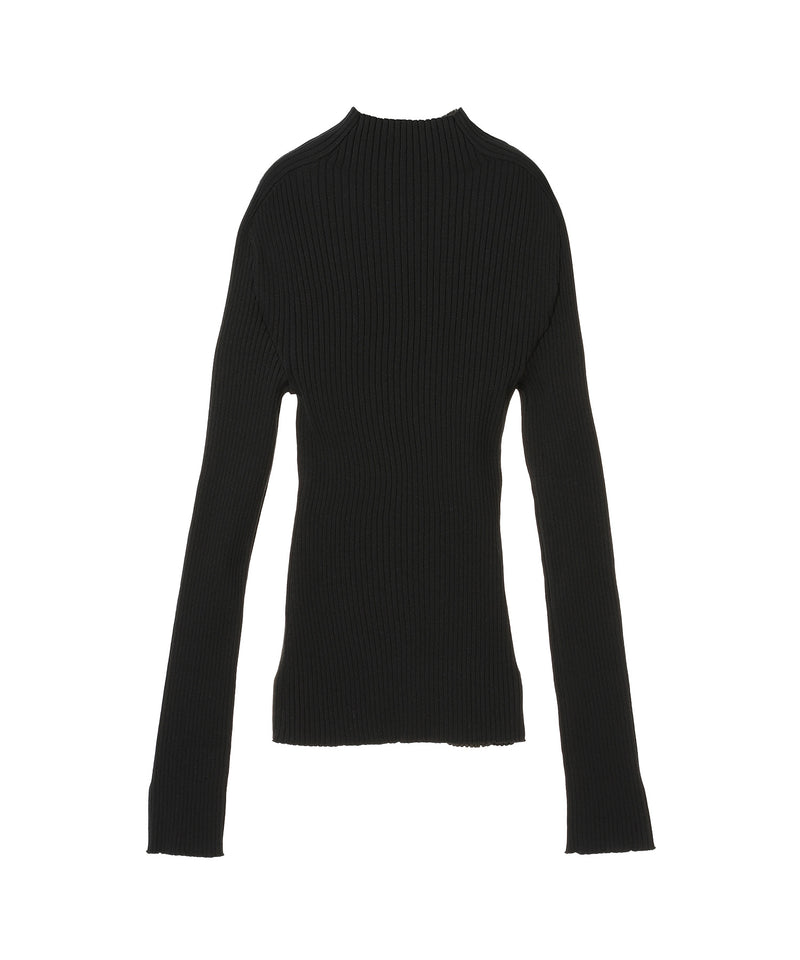 Frame Contrast Rib Knit Sweater-courrèges-Forget-me-nots Online Store