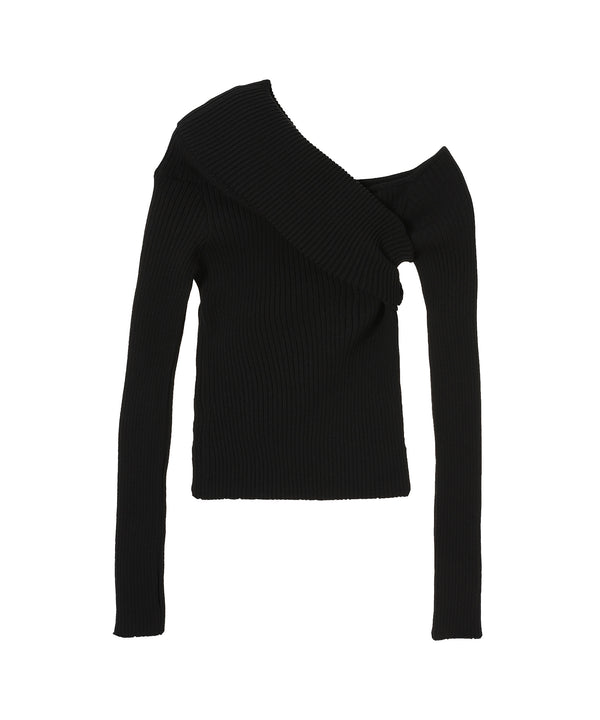 Twist Rib Knit Sweater-courrèges-Forget-me-nots Online Store