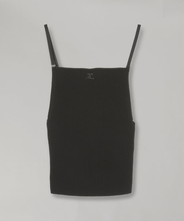 Rib Knit Tank Top-courrèges-Forget-me-nots Online Store