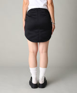 Circle Satin Mini Skirt-courrèges-Forget-me-nots Online Store