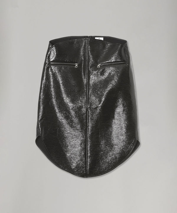 Circle Vinyl Skirt-courrèges-Forget-me-nots Online Store