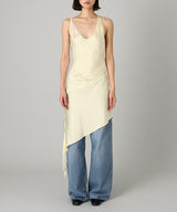 Undressed Lace Satin Dress-courrèges-Forget-me-nots Online Store