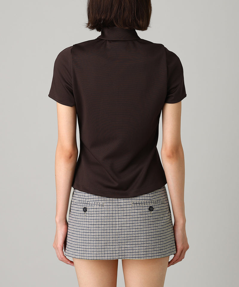 Interlock Zipped Top-courrèges-Forget-me-nots Online Store