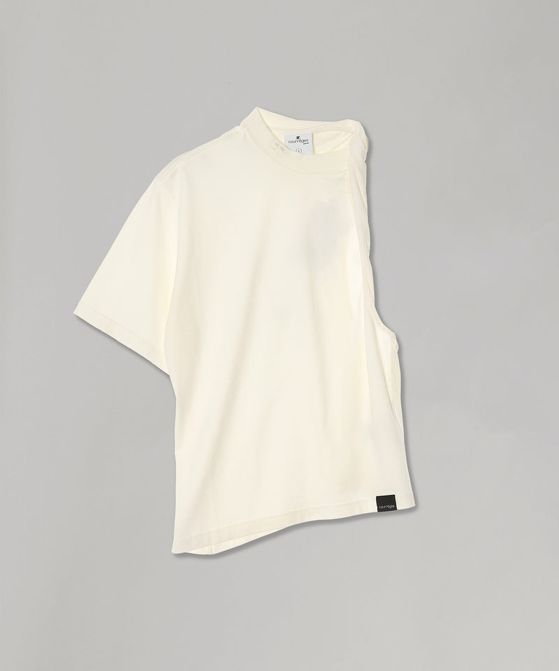 Twist Asymmetrical T-Shirt-courrèges-Forget-me-nots Online Store