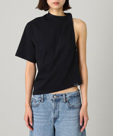 Twist Asymmetrical T-Shirt-courrèges-Forget-me-nots Online Store