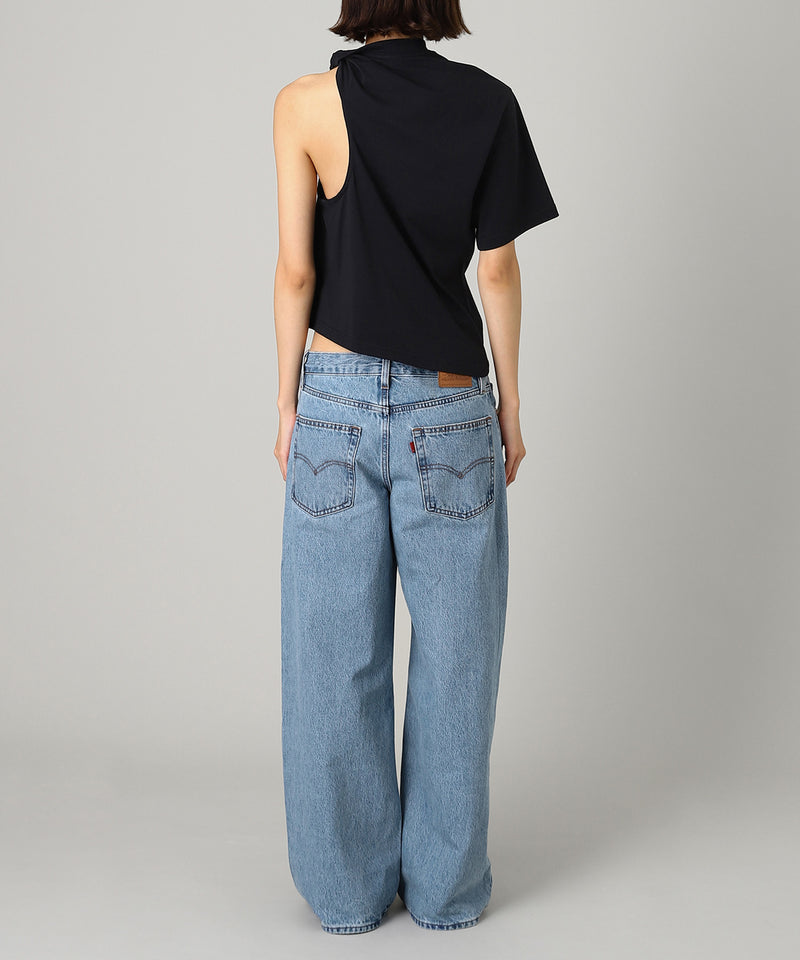 Twist Asymmetrical T-Shirt-courrèges-Forget-me-nots Online Store