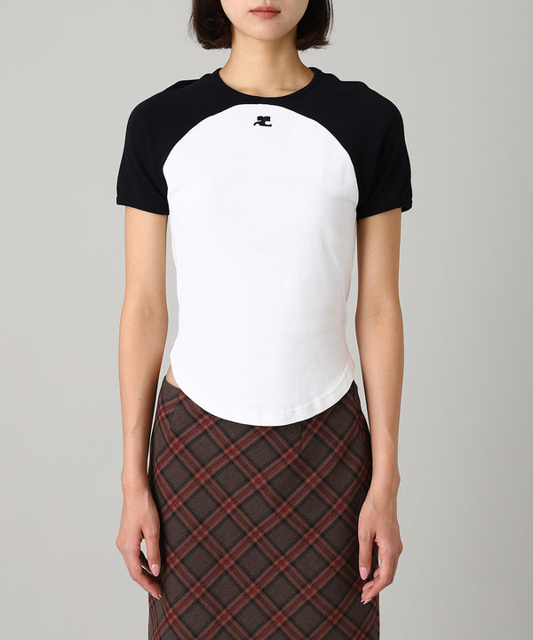 Circle Contrast Tshirt-courrèges-Forget-me-nots Online Store