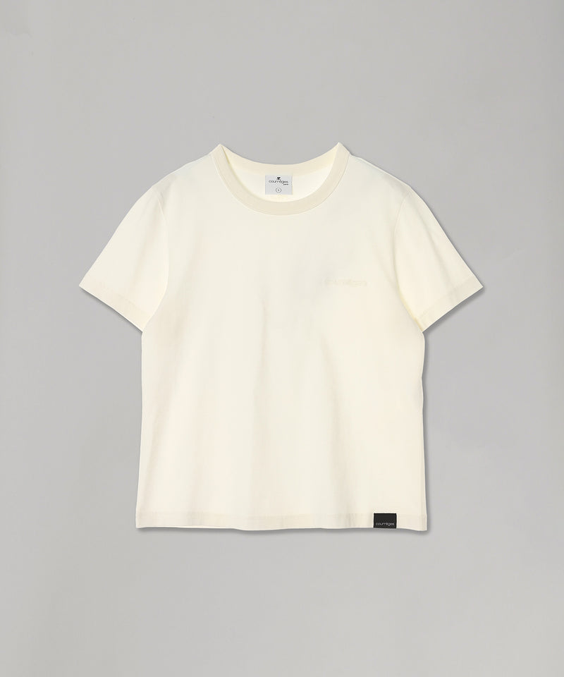 Embroidered T-Shirt-courrèges-Forget-me-nots Online Store