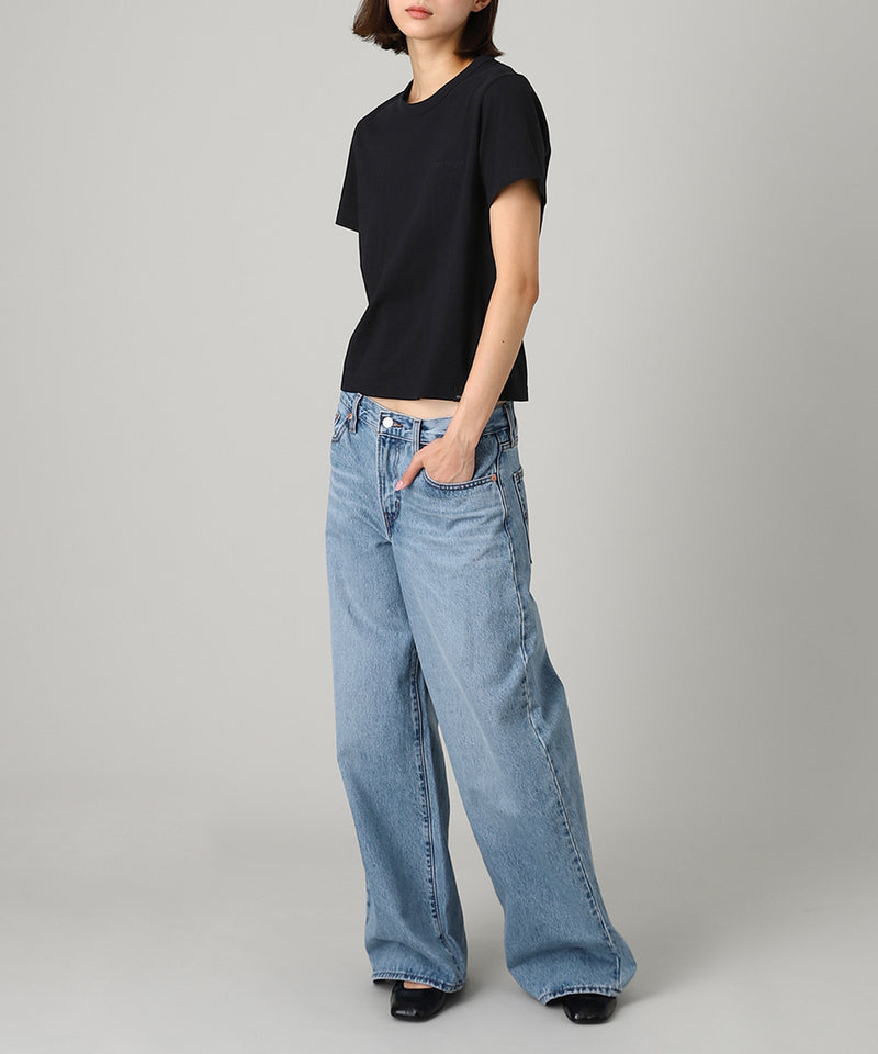 Embroidered T-Shirt-courrèges-Forget-me-nots Online Store