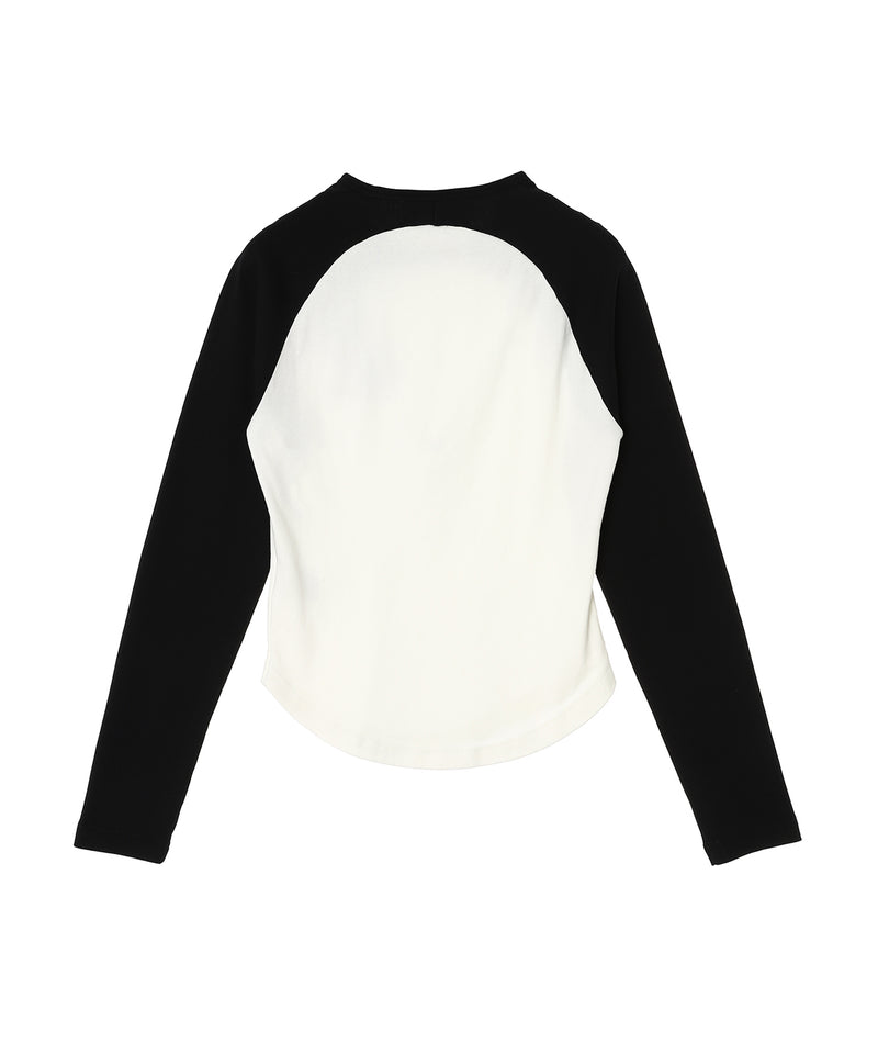 Circle Contrast Ls T-Shirt-courrèges-Forget-me-nots Online Store