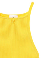 Circle Rib Knit Top-courrèges-Forget-me-nots Online Store