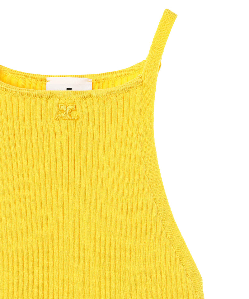Circle Rib Knit Top-courrèges-Forget-me-nots Online Store