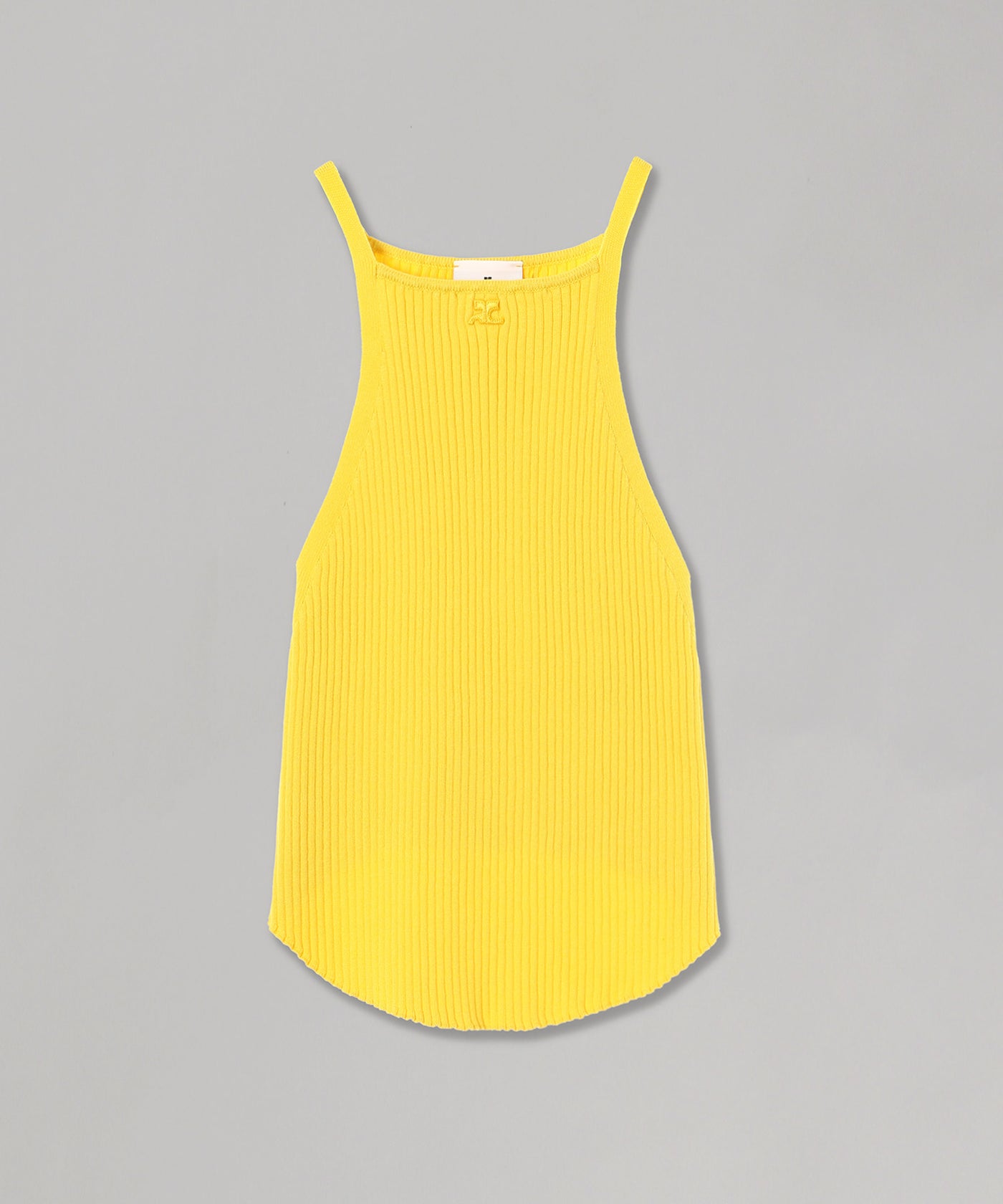 クレージュ(courrèges)｜Circle Rib Knit Top ｜Forget-me-nots