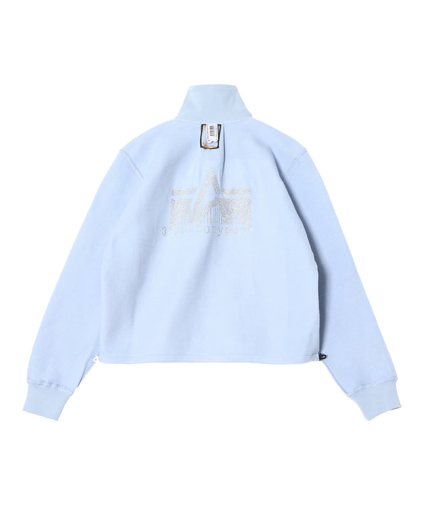 Fleece Bckd Jersey Light Blue Inside Out Fleece - Ample Tracksuit Jacket-prototypes-Forget-me-nots Online Store