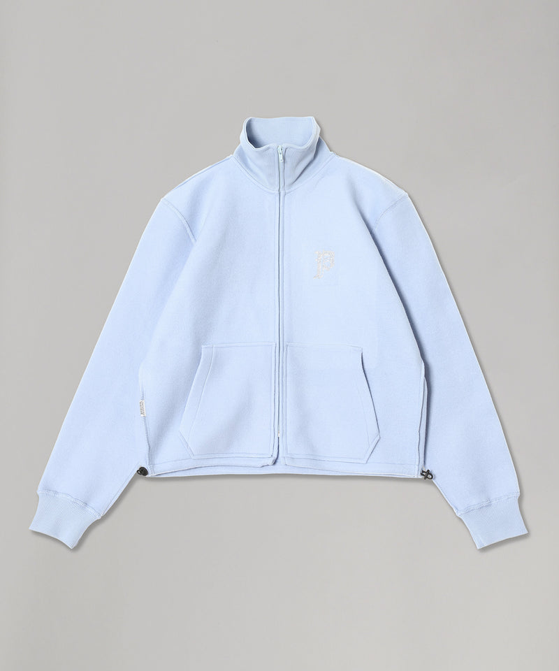 Fleece Bckd Jersey Light Blue Inside Out Fleece - Ample Tracksuit Jacket-prototypes-Forget-me-nots Online Store