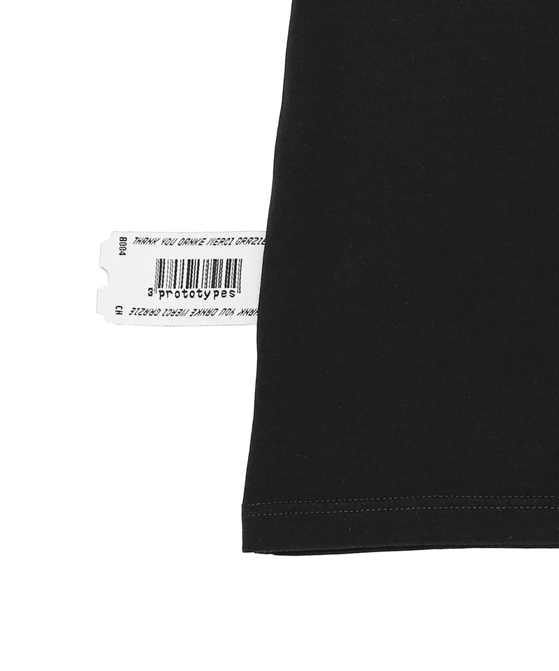 Stretch Cotton Black Twisted Hoodie-prototypes-Forget-me-nots Online Store