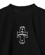 Single Jersey Black Moved Neckline Tee - Arte Labore