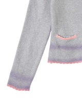 Vintage Knit & Fur Scraps Light Colour Sprayers Cardigan Fur Collar-prototypes-Forget-me-nots Online Store