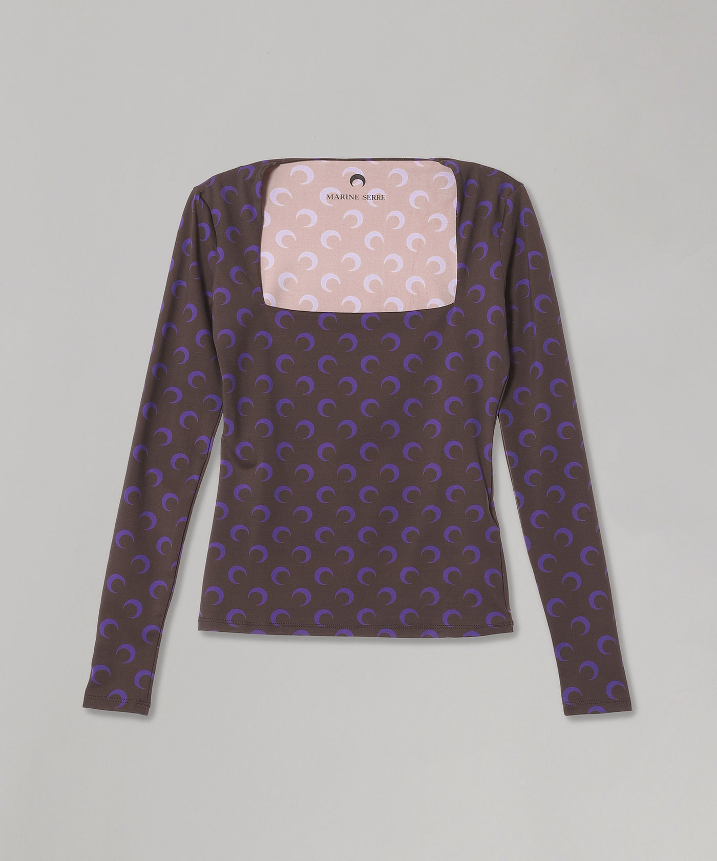 マリーン セル(Marine Serre)｜Moon Printed Jersey Ls Squaren