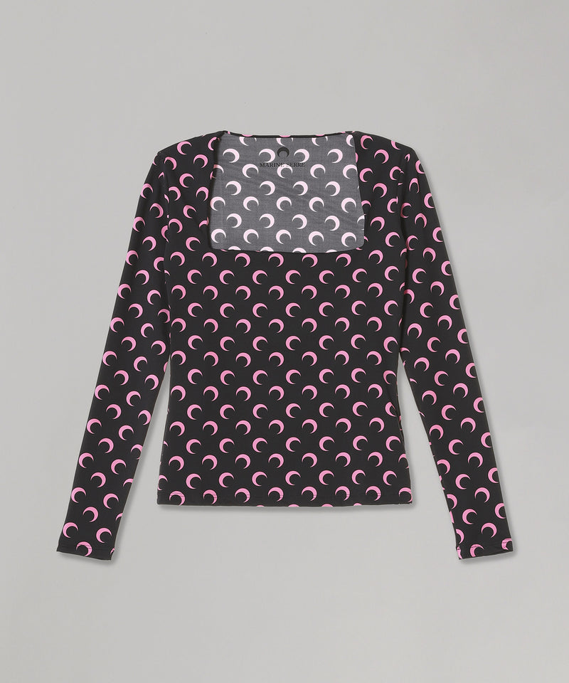 Marine Serre マリーンセル ムーン トップス L MARINE SERRE（マリーンセル） マリーン セル ロンT カットソー Moon