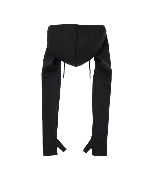 Cocoon Hooded Fleece Mittens-courrèges-Forget-me-nots Online Store