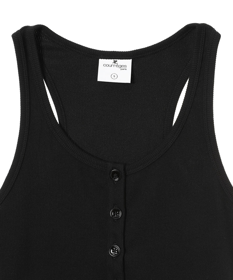 Rib 90S Tank Top-courrèges-Forget-me-nots Online Store