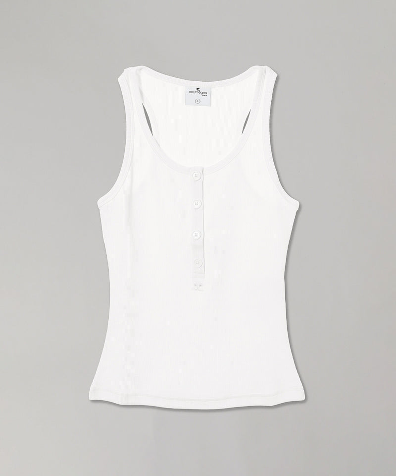 Rib 90S Tank Top-courrèges-Forget-me-nots Online Store