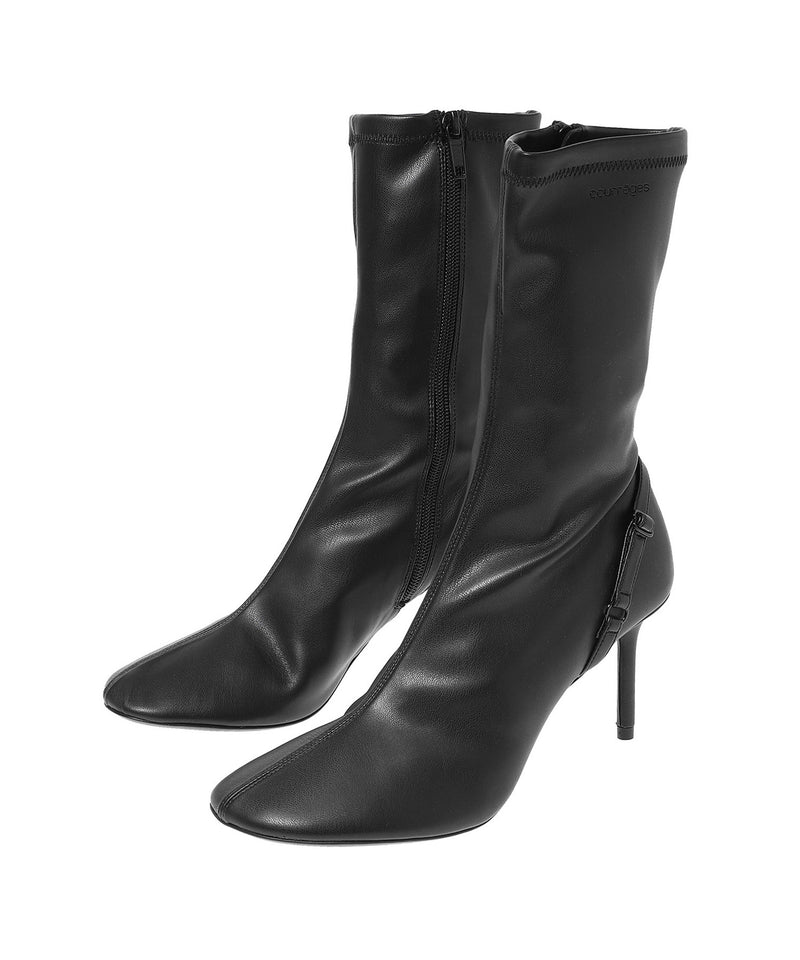 Oblique Strap Ankle Boots-courrèges-Forget-me-nots Online Store