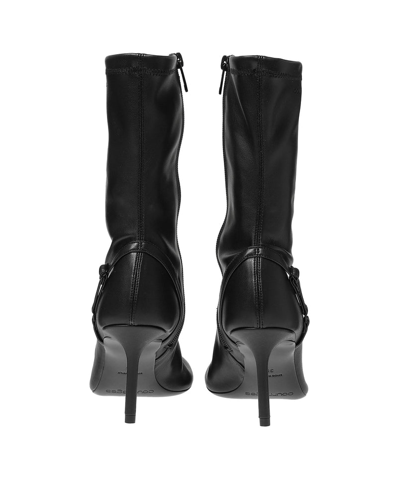 Oblique Strap Ankle Boots-courrèges-Forget-me-nots Online Store